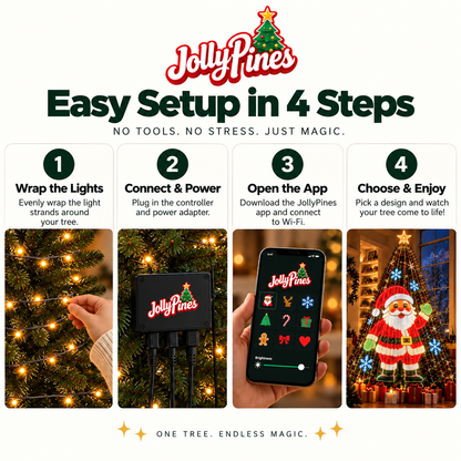 JollyPinesCo™ LED Tree Lights