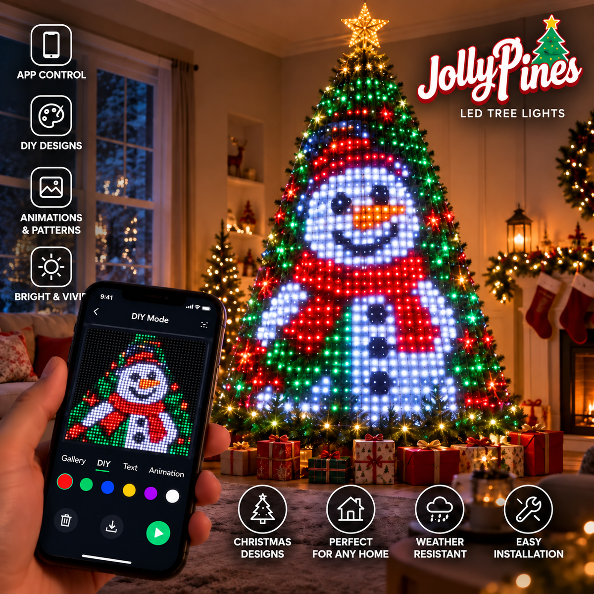 JollyPinesCo™ LED Tree Lights